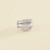 Bague Large TRIJONC - Argenté