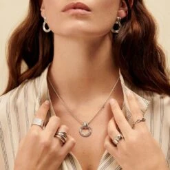 Bague Large TRIJONC - Argenté -Éclat Bijoux Soldes 02220352 050 52 M2