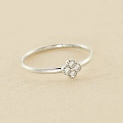 Bague Fine BELOVED - Cristal / Argenté