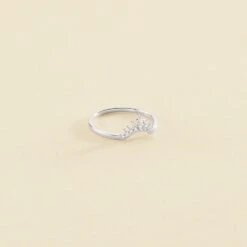 Bague Fine LUCKY EYE - Cristal / Argenté