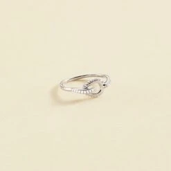 Bague Fine GEMINI - Cristal / Argenté