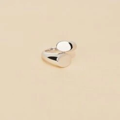 Bague Large CALIN - Argenté