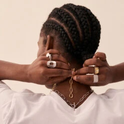 Bague Large SOUL - Argenté -Éclat Bijoux Soldes 02220500 050 52 M2