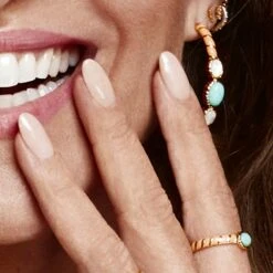 Bague Fine ARLEQUIN - Orange / Doré -Éclat Bijoux Soldes 02280245 279 MM M2