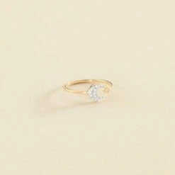 Nouvelles Arrivées 11 Bague Ajustable SARA - Argenté / Doré