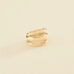 Bague Large TRIJONC - Doré