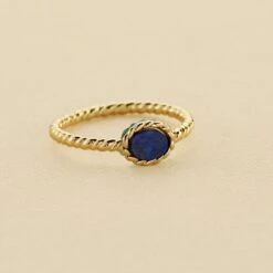 Bague Fine ATMA - Lapis/ Bleu