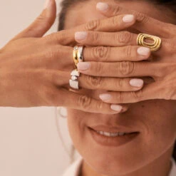 Bague Large SOUL - Doré -Éclat Bijoux Soldes 02290036 157 52 M2