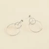 Boucles D'oreilles Pendantes CASSINI - Argenté