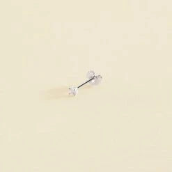 Piercing Puce MINI - Cristal / Argenté