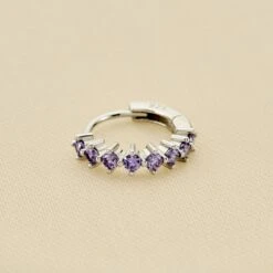 Piercing Créole RADIANTE - Lilas
