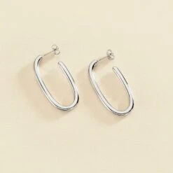 Créoles CHAIN - Argenté