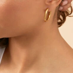 Créoles GIPSY - Doré -Éclat Bijoux Soldes 02370825 157 TU M2