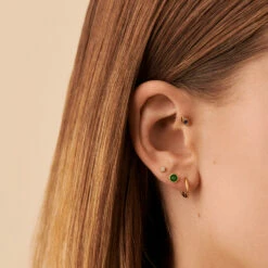 Piercing Puce MINI - Cristal / Doré -Éclat Bijoux Soldes 02390085 137 TU M2