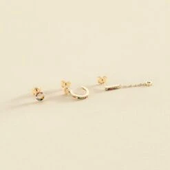 Piercing Puce RAINBOW - Multicolore / Doré