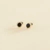 Boucles D'oreilles Puces MOONONYX - Onyx