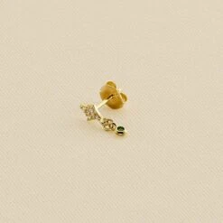 Piercing Puce ASTRAL - Vert / Doré