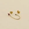 Piercing Puce MIX& MATCH - Rose / Doré