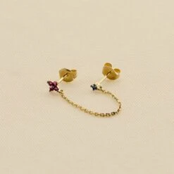 Piercing Puce MIX& MATCH - Rose / Doré