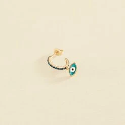 Piercing Créole MIX& MATCH - Bleu / Argenté