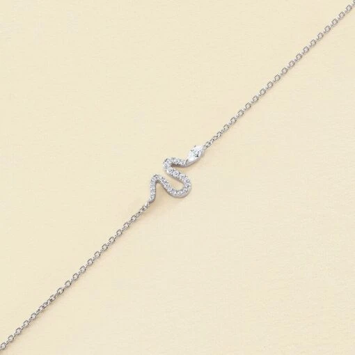 Bracelet Souple SNAKY - Cristal / Argenté -Éclat Bijoux Soldes 02420675 136 TU 01