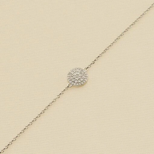 Bracelet Souple CRISTAL - Cristal / Argenté -Éclat Bijoux Soldes 02420728 136 TU 01