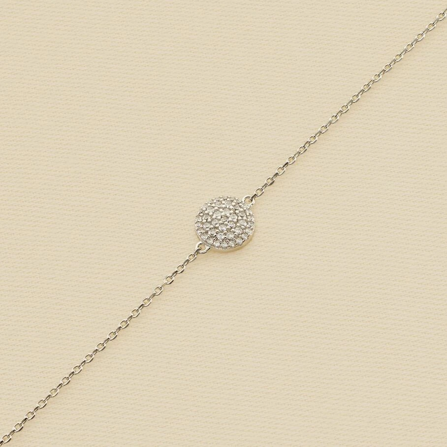 Bracelet Souple CRISTAL - Cristal / Argenté 1 Bracelet Souple CRISTAL - Cristal / Argenté