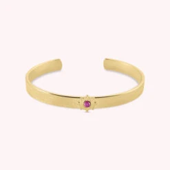 Jonc BAIA - Fuchsia / Doré