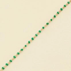 Bracelet Souple SMARTY - Vert / Doré