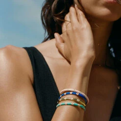 Jonc CYCLADES - Rose Pâle/ Doré -Éclat Bijoux Soldes 02480276 895 TU M2