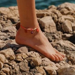 Chaîne De Cheville RODEO - Multicolore / Doré -Éclat Bijoux Soldes 02480279 256 TU M2