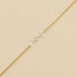 Bracelet Souple PETILLE - Cristal / Doré