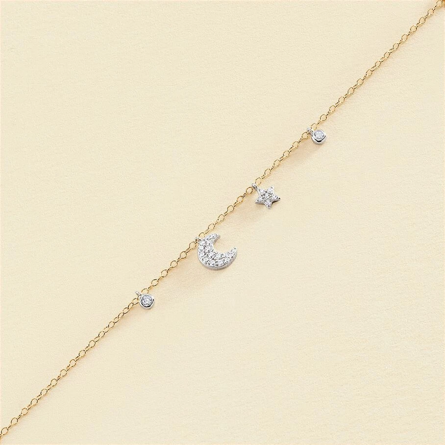 Bracelet Souple SARA - Argenté / Doré 1 Bracelet Souple SARA - Argenté / Doré