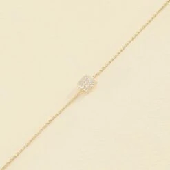 Bracelet Souple GLORIA - Cristal / Doré