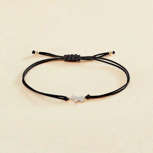 Bracelet Cordon MASCOTTE - Argenté / Doré -Éclat Bijoux Soldes 02490067 879 TU 01