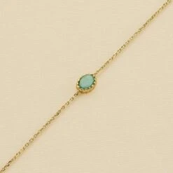 Bracelet Souple ATMA - Amazonite/ Jaune