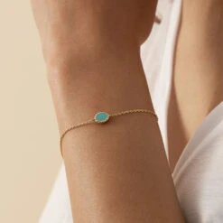 Bracelet Souple ATMA - Lapis/ Bleu -Éclat Bijoux Soldes 02490079 857 TU M1