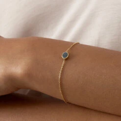 Bracelet Souple ATMA - Lapis/ Bleu -Éclat Bijoux Soldes 02490079 857 TU M2