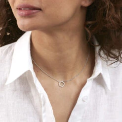 Collier Ras Du Cou SISSI - Cristal / Argenté 5 Collier Ras Du Cou SISSI - Cristal / Argenté -Éclat Bijoux Soldes 02623665 136 TU M2