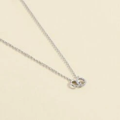 Collier Ras Du Cou RONDOU - Cristal / Argenté