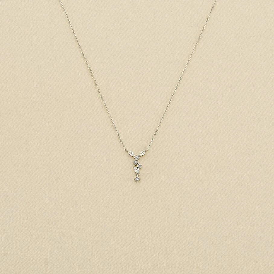 Collier Ras Du Cou PLEIADES - Cristal / Argenté 1 Collier Ras Du Cou PLEIADES - Cristal / Argenté