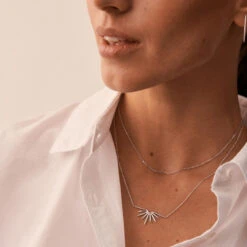 Collier Mi-long RADIEUX - Argenté -Éclat Bijoux Soldes 02623713 050 TU M2