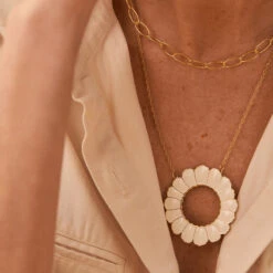 Collier Mi-long CHAIN - Doré -Éclat Bijoux Soldes 02651376 157 TU M2