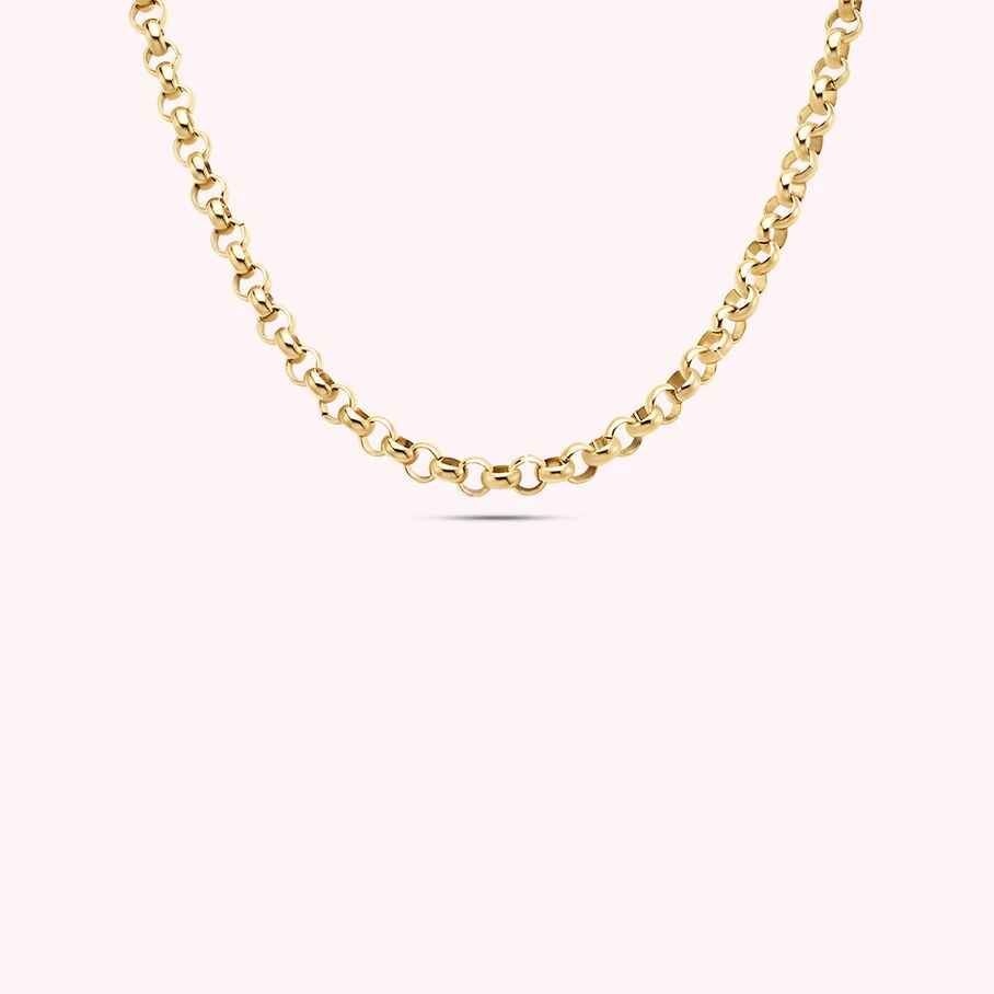 Collier Mi-long JACKSON - Vert / Doré 1 Collier Mi-long JACKSON - Vert / Doré