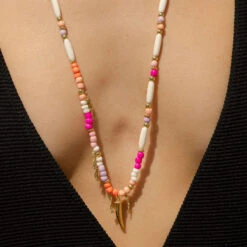 Sautoir RODEO - Multicolore / Doré 7 Sautoir RODEO - Multicolore / Doré -Éclat Bijoux Soldes 02680196 256 TU M2