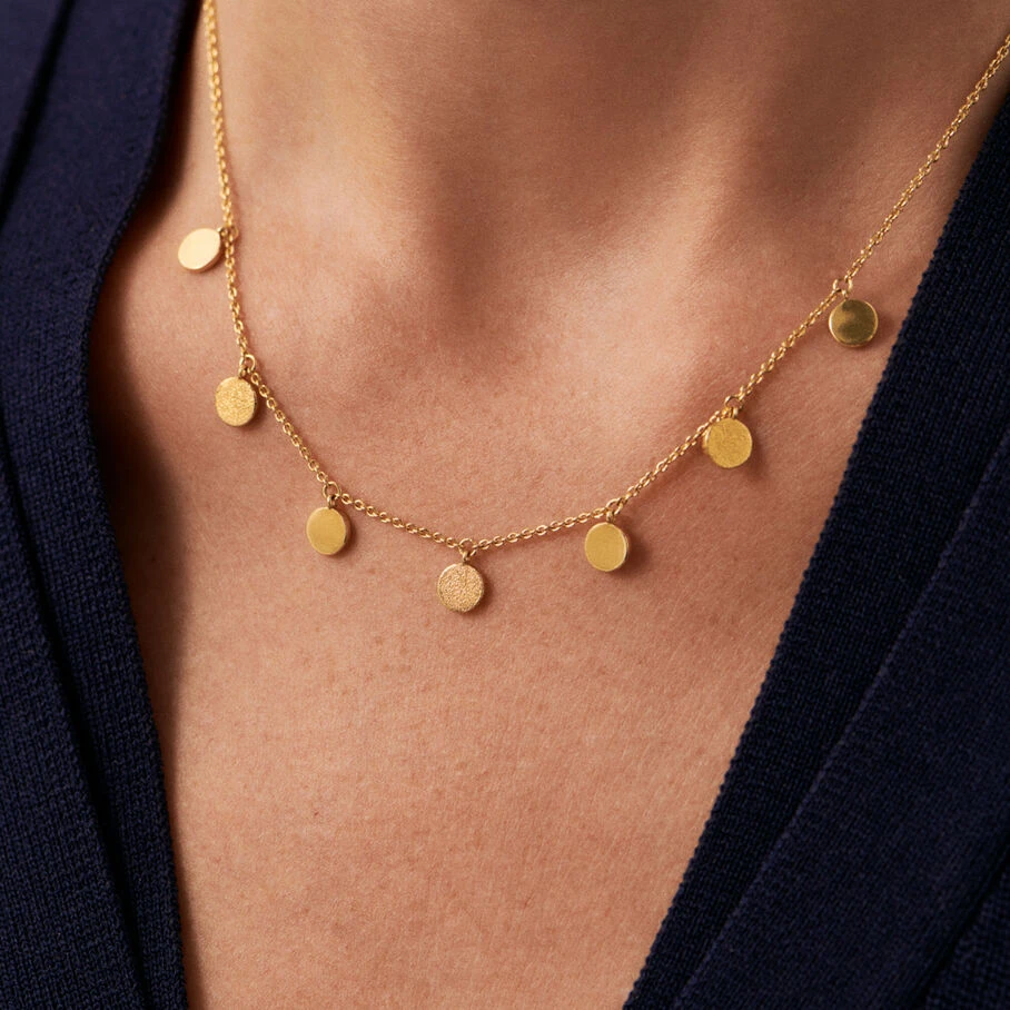 Collier Ras Du Cou O'SOLEIL - Doré 2 Collier Ras Du Cou O'SOLEIL - Doré – Image 2