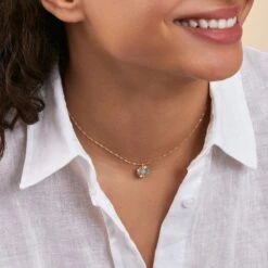 Collier Ras Du Cou ARLEQUIN - Multicolore / Doré -Éclat Bijoux Soldes 02681155 256 TU M1