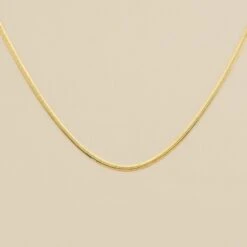 Collier Mi-long EFFLEURE - Doré