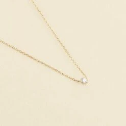 Collier Ras Du Cou BRILLANT - Cristal / Doré