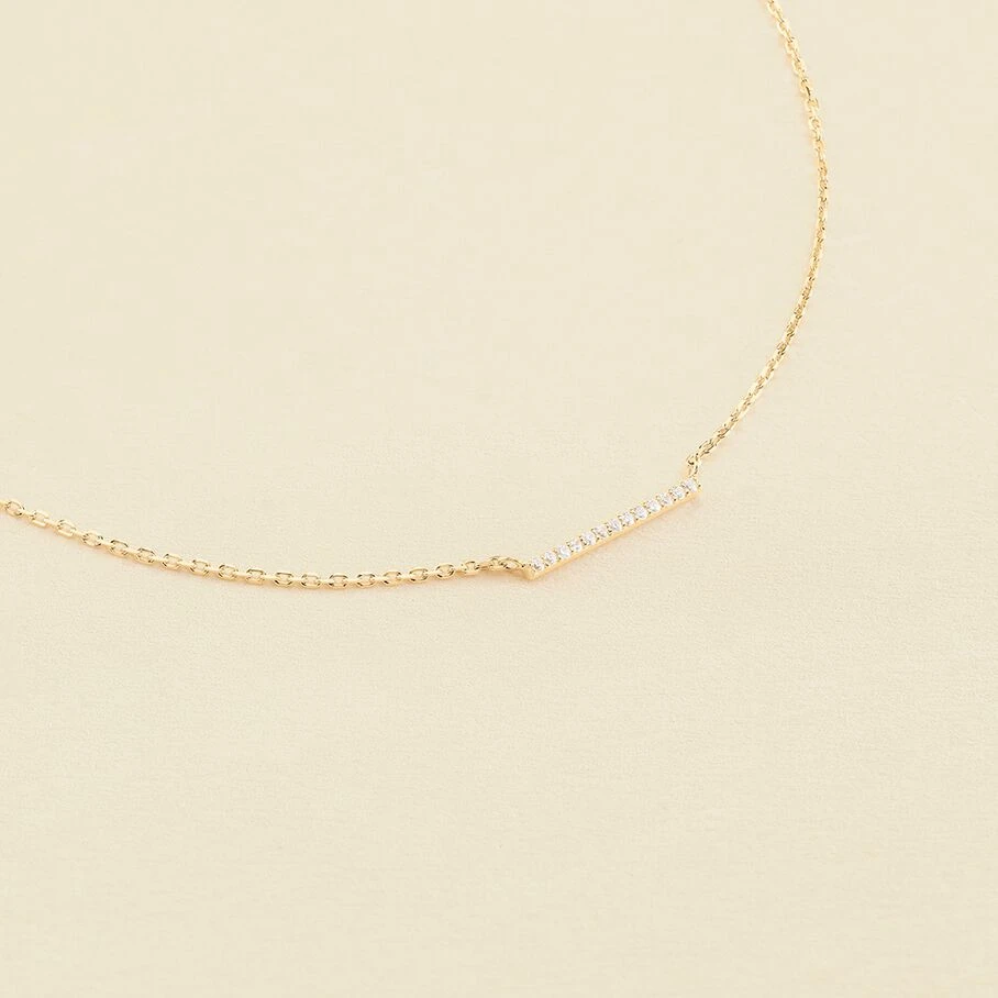 Collier Ras Du Cou BARSHINE - Cristal / Doré 1 Collier Ras Du Cou BARSHINE - Cristal / Doré